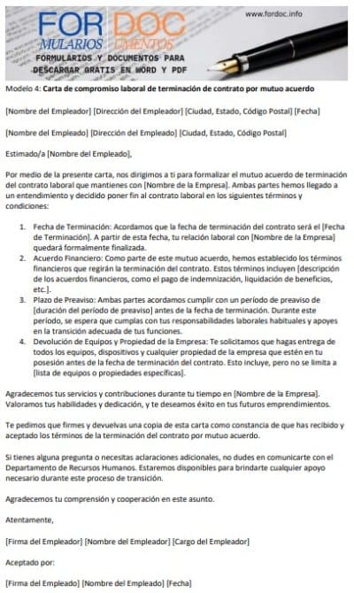 Modelo-4-de-carta-compromiso-laboral-de-terminacion-de-contrato-ForDoc.info