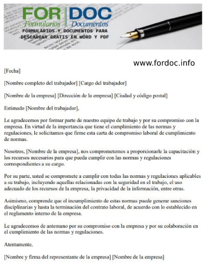 Modelo-de-carta-compromiso-laboral-de-cumplimiento-de-normas-ForDoc.info