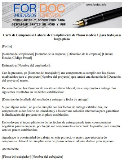 Modelo-de-carta-compromiso-laboral-de-cumplimiento-de-plazos-ForDoc.info